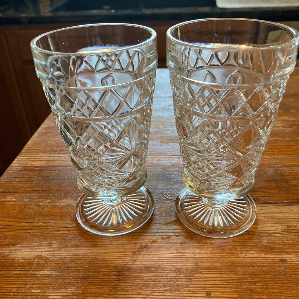 Vintage big top peanut butter Clear Glass Tumblers - Picture 8 of 12